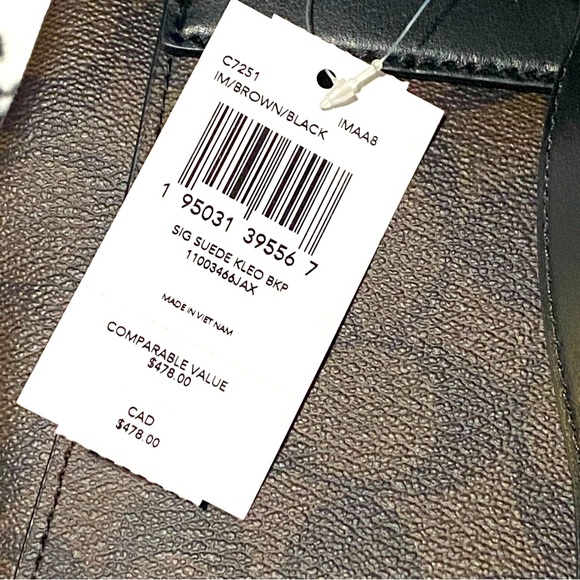 Signature COACH Kleo Backpack - Picture 9 of 10